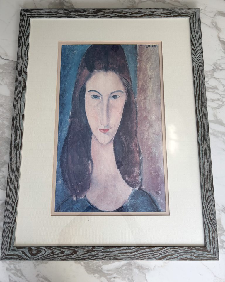 Lithogravure, “Jeanne Hebuterne”, A. Modigliani (1918-1919)