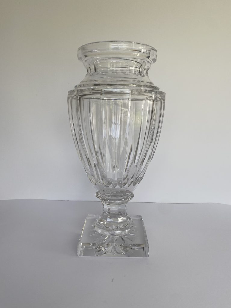 Vase en cristal clair, Jupiter, Val-Saint-Lambert