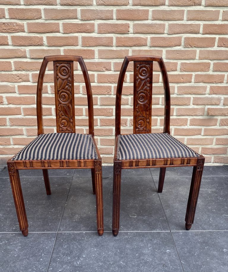 Paire de chaises Art Déco